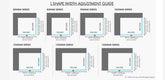 Black Aluminium Adjustable Semi-Frameless Shower Screen - 6 mm glass - Choice of sizes - BLACK new
